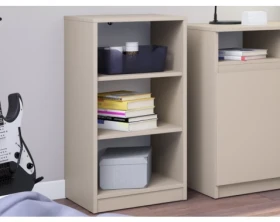 Nízký regál Carlos, béžový kašmír, šířka 40 cm