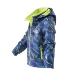 Bunda softshellová chlapecká s kapucí, Pidilidi, PD1102-02, modrá - 98 | 3roky