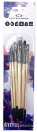 Sada štětců CONCORDE Natural nylon - 6 ks