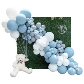 Balónková girlanda světlemodro-bílá Balonky.cz Balónková girlanda světlemodro-bílá Balonky.cz