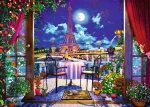 Trefl - Puzzle - Premium Plus Tea Time: Noční Paříž