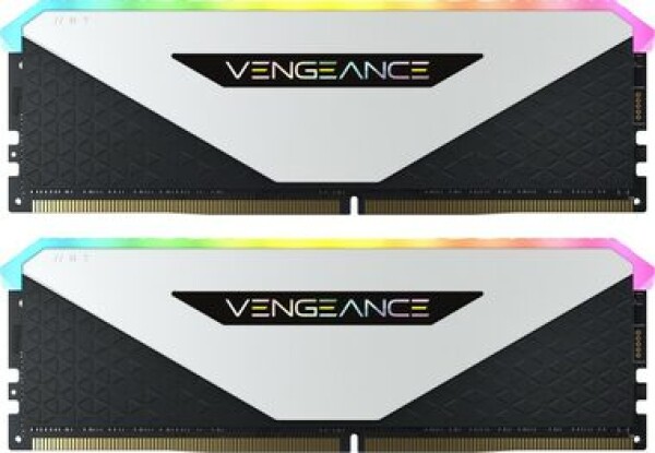 Corsair Vengeance RGB RT White 16GB (2x8GB) 3200 MHz / DDR4 / PC4-25600 / CL16-20-20-38 / 1.35V / XMP2.0 (CMN16GX4M2Z3200C16W)