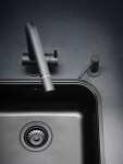 Dávkovač mýdla Reginox R35450, Jet Black / černý R35450