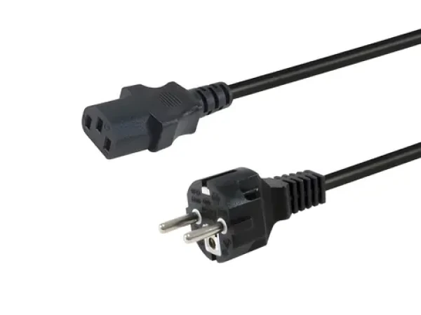 Equip 112110 černý / Napájecí kabel / CEE 7/7 - IEC C13 / 1,8 m (112110)
