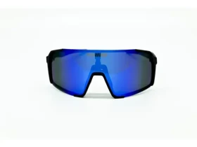 FLYING EAGLE PRO PACK Polarizační sluneční brýle Black/Blue / 2x polarizační sklo / cestovní pouzdro (EAGLE-BK-PRO-2X-BLUE)