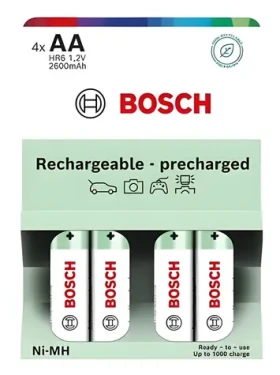 Bosch HR6B4P2600/00 / Nabíjecí baterie / AA (HR6) / 2600 mAh / NiMH / 4 ks (444295,00)