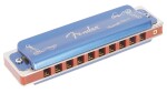 Fender Midnight Blues Harmonica Pack of 7, with Case