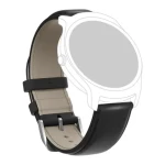 TicWatch Leather Watch Strap BK / náhradní řemínek / kožený / černá (TWLBK)