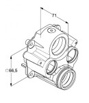 KLUDI - Obrácený adaptér pro podomítkový systém 7653900-00