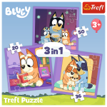 Mamido Puzzle 3v1 Poznej Bluey Trefl 34895