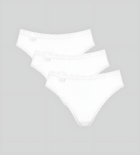 Dámské kalhotky Sloggi 24/7 Cotton Lace Tai C3P bílé WHITE