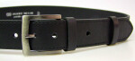PENNY BELTS 25-1-60 Pánský kožený opasek černý 110cm