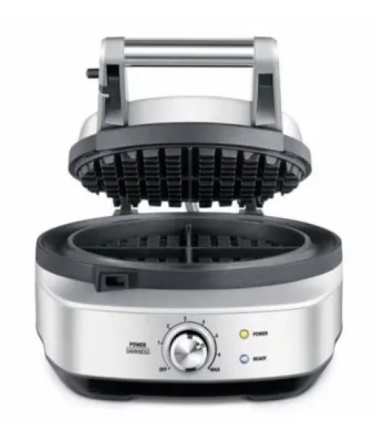 Rozableno - Sage No Mess Waffle / vaflovač / 900 W / 7 úrovní / nepřilnavý povrch / rozbaleno (SWM520BSS4EEU1.rozbaleno)