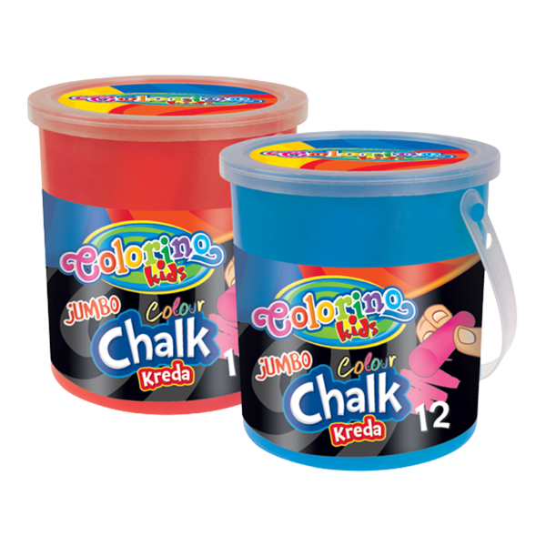 Křídy chodníkové Colorino JUMBO barev