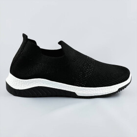 Černé dámské ažurové boty se zirkony model 17113811 COLIRES Barva: odcienie czerni, Velikost: XL (42)