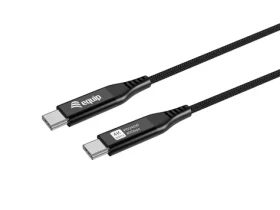 Equip černá / USB-C kabel / USB4 40Gbps / PD 240W / 1,2 m / DisplayPort 8K (128389)