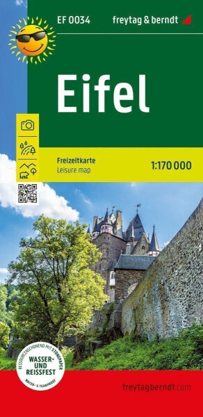 Eifel 1:170 000 mapa volného času