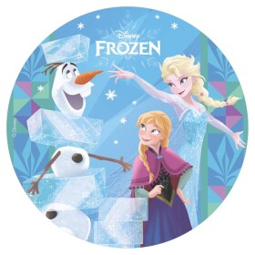 Dortisimo Dekora jedlý papír Ledové království Frozen (Anna, Elsa a Olaf)