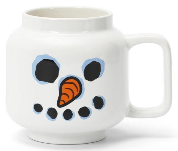 LEGO keramický hrnek 530 ml - sněhulák