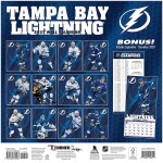 JF Turner Kalendář Tampa Bay Lightning 2021 Wall Calendar