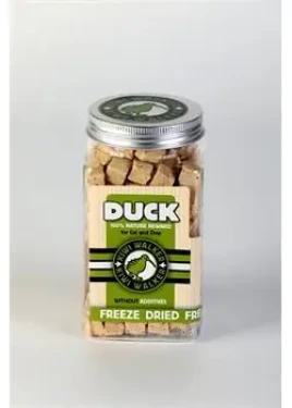Kiwi Walker Mrazem sušená kachna / Pamlsek pro psy a kočky / Bez obilovin / 80 g (FDT-372)
