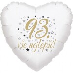 93. narozeniny balónek srdce Balonky.cz 93. narozeniny balónek srdce Balonky.cz