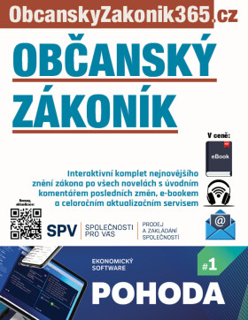 Občanský zákoník 2026 s úvodním komentářem změn - Redakční
