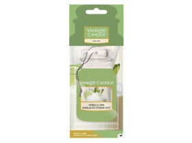 YANKEE CANDLE Vanilla lime vůně do auta visačka papírová