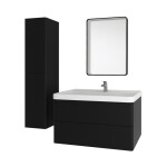 Mereo Siena, koupelnová skříňka s keramickým umyvadlem 81 cm, antracit mat CN431