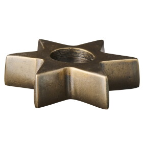 Ib Laursen Svícen Star-shaped, hnědá barva, kov