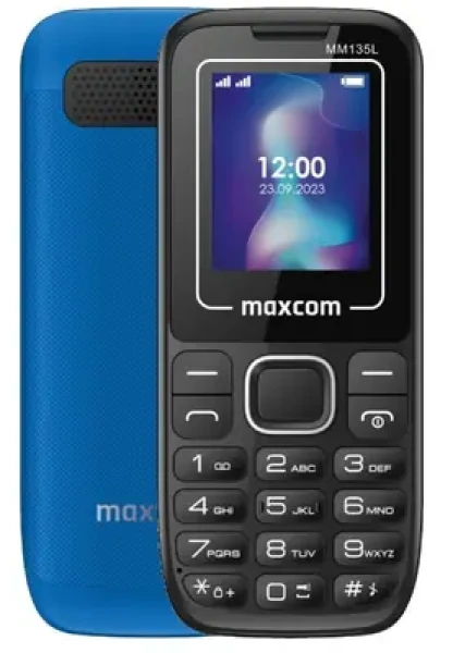 Rozbaleno - Maxcom MM135 modrá / 1.77" / DualSIM / microSD / FM / 3.5mm Jack / rozbaleno (MM135L.rozbaleno)