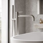 REA - Volně stojící baterie Foster Brush Nickel REA-B2252