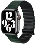 Beline Magnetic Pro černo-zelená / Pásek pro Apple Watch / 38/40/41mm / magnetický