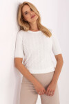 Svetr s krátkým rukávem model 216762 Factory Price S/M