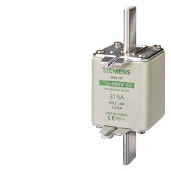 Siemens 3ND1365 sada pojistek Velikost pojistky = 3 500 A 690 V 3 ks