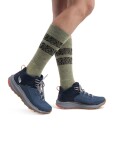 ICEBREAKER Wmns Hike+ Light Crew Natural Summit, Glazen/Lichen/Black velikost: 41-43 (L)