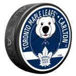 Mustang Puk Toronto Maple Leafs NHL Carlton Mascot Textured Puck