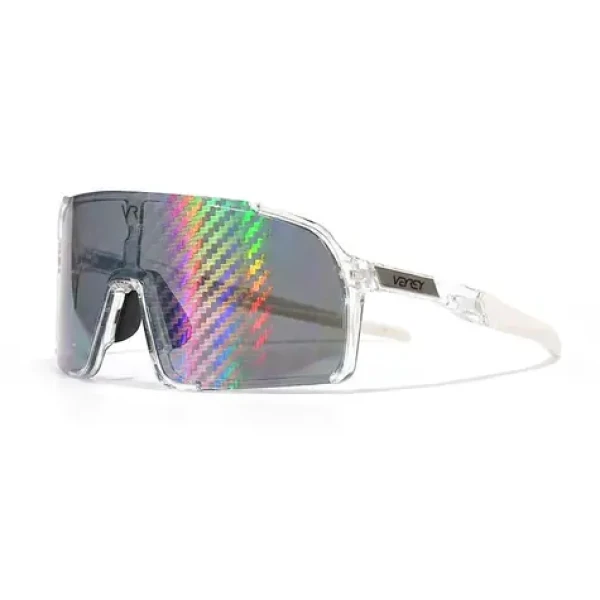 VeyRey Sportovní sluneční brýle Ogharod (hologram Carbon) čirá obruba vícebarevná skla (8596545422466)
