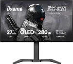 27" iiyama G-Master GOB2701QSC-B1 Titan Falcon černá / Monitor / Tandem OLED / QHD / 280 Hz / 0,03 ms / USB-C 65W (GOB2701QSC-B1)