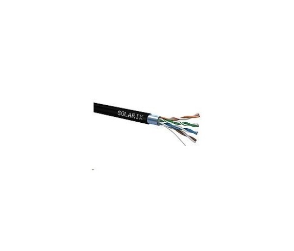 Instalační kabel Solarix venkovní FTP, Cat5E, drát, PE, box 305m SXKD-5E-FTP-PE EDF_10101473