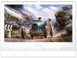 Kalendář 2024 nástěnný: Oldtimers - Václav Zapadlík, 64 × 42 cm