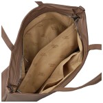 Trendy dámská koženková kabelka na rameno Coveri Longi, khaki