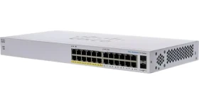Cisco Business CBS110-24PP-EU REFRESH / Switch / 24x Gigabit RJ-45 / 12x PoE 100W / 2x SFP / Unmanaged (CBS110-24PP-EU-RF)