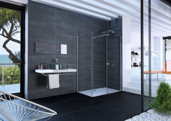 HUPPE - Boční zástěna ke sprchovým dveřím 90 cm Hüppe Xtensa pure XT0307.069.322 XT0307.069.322