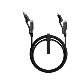 Nomad Universal Pletený Kevlar Kabel USB-C 240W 1.5m černá / Micro-USB(M) / USB-A(M) / USB-C(M) (NM014940858)