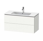 DURAVIT - L-Cube Umyvadlová skříňka 55x102x48 cm, 2 zásuvky, bílá mat LC624201818