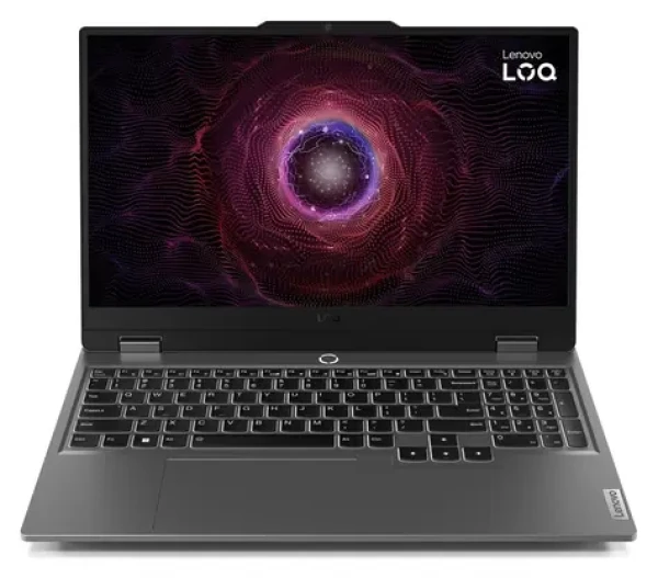 Lenovo LOQ 15AHP9 šedá / Notebook / 15.6" FHD 144Hz / AMD Ryzen 7 7445HS 3.55GHz / 16GB / 512GB SSD / RTX 3050 6GB (83DX00F1PB)