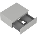 MEXEN/S - Orio koupelnová skříňka pod umyvadlo 60 cm s deskou, 1 šuplík, šedá mat 91A10-06023-1-BFC62