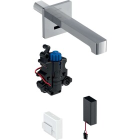 GEBERIT - Brenta Termostatická elektronická umyvadlová baterie pod omítku, bateriové napájení, easy to clean, chrom 116.298.21.1
