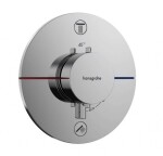 HANSGROHE - Sprchový set s termostatem pod omítku, s tělesem, průměr 36 cm, 3 proudy, chrom SANI21HHH010